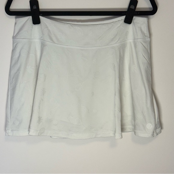 Lilly Pulitzer Pants - Lilly Pulitzer White Tennis Skort Size L